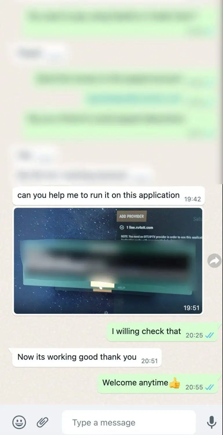 Customer enjoying their favorite channels through Nextvtele